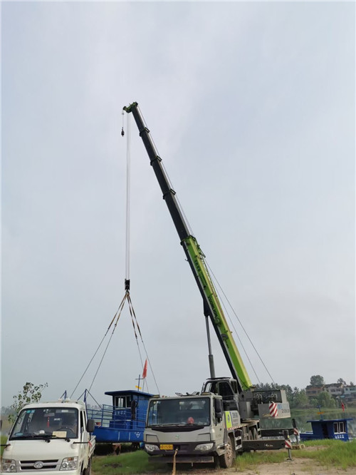 盐湖区桥梁建设吊装案例